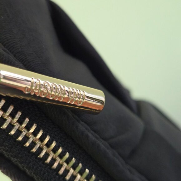 Jason Wu NWOT Black Woven Crescent Shoulder Bag 17"x9" - Picture 5 of 6